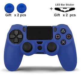 Silicone Cover for Dualshock 4 Controller Playstation 4 + GIFTS Blue