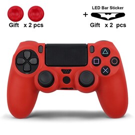 Silicone Cover for Dualshock 4 Controller Playstation 4 + GIFTS Red