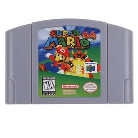 Super Mario 64 Video Game Cartridge English  US Version NTSC for Nintendo 64 N64 Game Console  Gaming