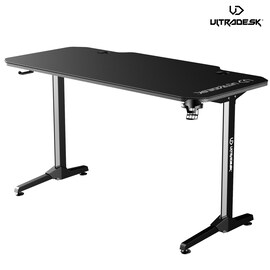 ULTRADESK FRAG BLACK - gaming desk 140x66 cm Gaming