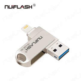 USB Flash Drive For iPhone/ipad 2 IN 1 Pen Drive Memory Stick 128GB