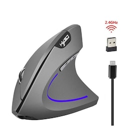 Vertical Mouse 6D Wireless Mouse Gaming Gray