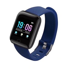 Waterproof Smart Watch New Generation with Blood Pressure Measurement and Heart Rate Monitor Blue