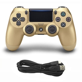 Wired Game Controller for Sony PS4 Gold