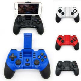 Wireless Bluetooth Game Controller for iPhone Android Tablet PC Gaming White