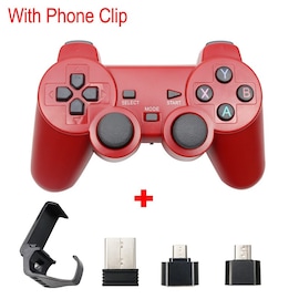 Wireless Controller 2.4G USB For PS3, Android Phone, PC, PS3, TV Box Red