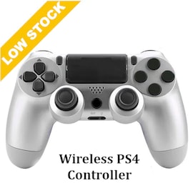 Wireless PS4 Controller for PS4 Pro Slim and Standard - Silver