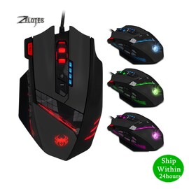 Zelotes C12 Gaming Mouse 12 Programmable Buttons Mouse