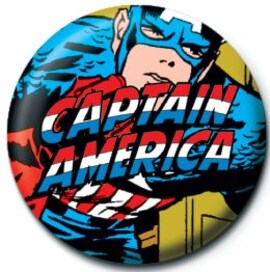 Marvel Captain America - przypinka
