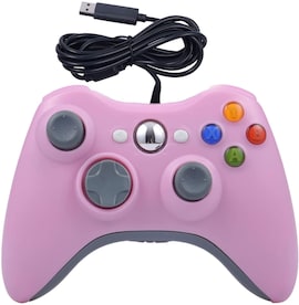 USB Wired Controller Game Accessories Gamepad Joypad Joystick For Microsoft XBOX360 Console PC Pink