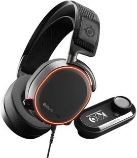 SteelSeries Arctis Pro + GameDAC Wired Gaming Headset - Certified Hi-Res Audio - Dedicated DAC and Amp - for PS5/PS4/PC Black