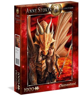 Clementoni 1000 - Anne Stokes, Inner Strength Red