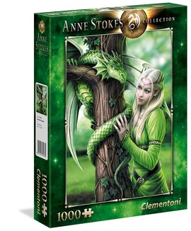 Clementoni 1000 - Anne Stokes, Kindred Spirits Red