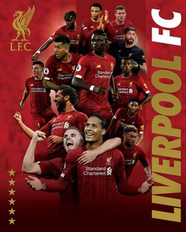 Liverpool FC Zawodnicy 19/20 - plakat