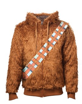 Star Wars - reversible Chewbacca Hoodie Brown M
