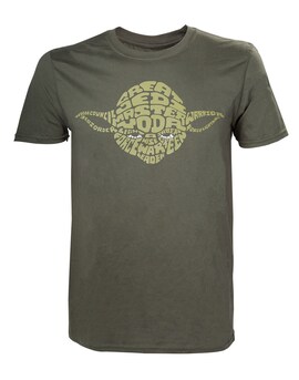 Star Wars - Yoda Word Play T-shirt XXL Green