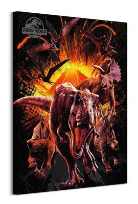 Jurassic World: Fallen Kingdom - obraz na płótnie