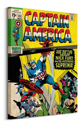 Marvel Comics (Captain America Suprema) - Obraz na płótnie