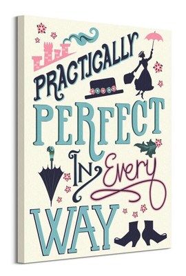 Mary Poppins Practically Perfect in Every Way - obraz na płótnie