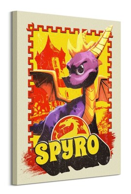 Spyro Vintage - obraz na płótnie