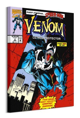 Venom Lethal Protector Comic Cover - obraz na płótnie