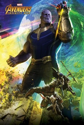 Avengers: Infinity War (Thanos) - plakat z filmu