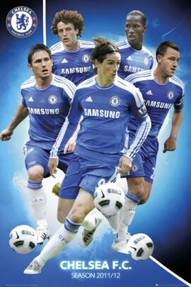 Chelsea Londyn Zawodnicy 11/12 - plakat