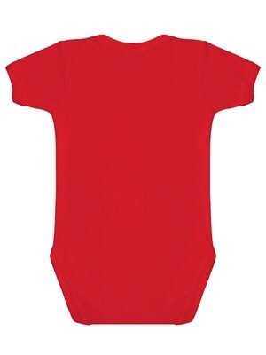 red baby grow