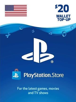 Playstation Network Gift Card 20 Usd Psn Key United States