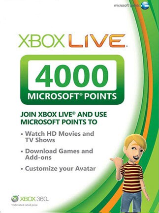 xbox 360 live card