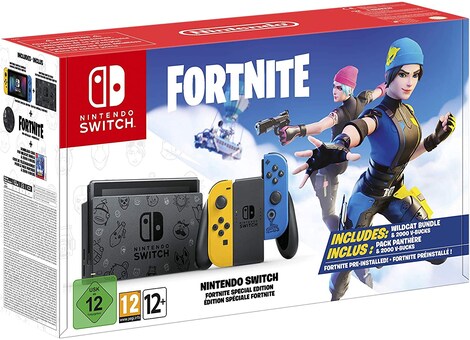 Fortnite Multiplayer One Nintendo Switch Console Nintendo Switch Console Fortnite Limited Edition No Dlc Multi Color 32 Gb G2a Com