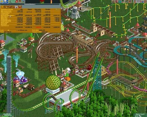 Rollercoaster Tycoon 2 Triple Thrill Pack Steam Key Global G2a Com - theme park tycoon 2 roblox skyline park rollercoaster