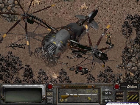 Fallout 2 пропадает машина