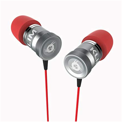 klim fusion earbuds with mic audio