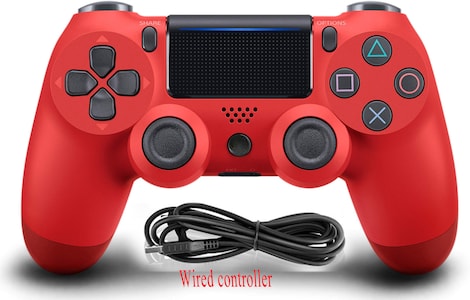 red dualshock