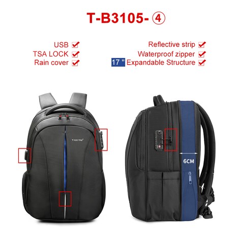 tsa laptop backpack