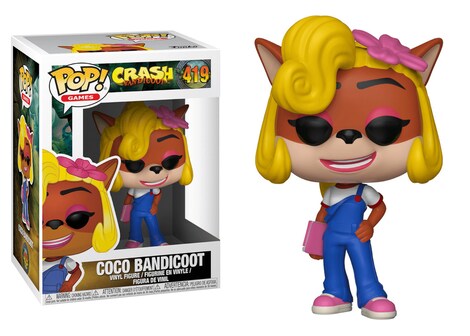 crash bandicoot pop vinyl