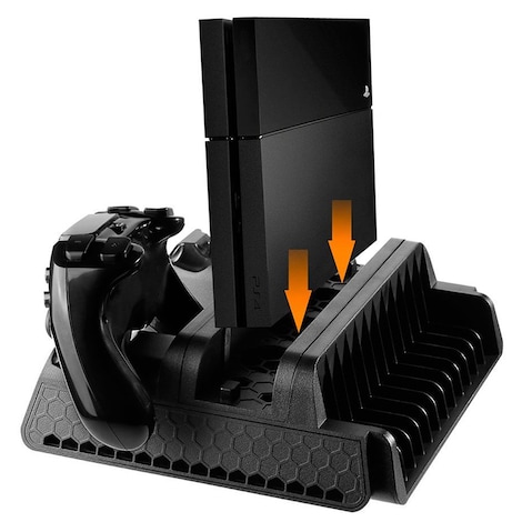 ps4 slim stand with fan