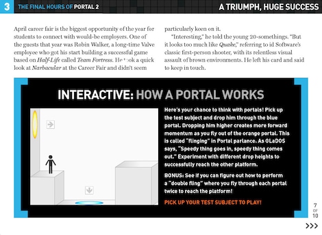 Portal 2 The Final Hours Digital Book Steam Gift Global G2a Com