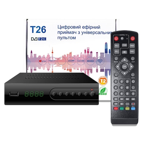 T26 Dvb T2 C Smart Tv Box Full Hd 1080p Stb Hdtv H 264 Tv Digital