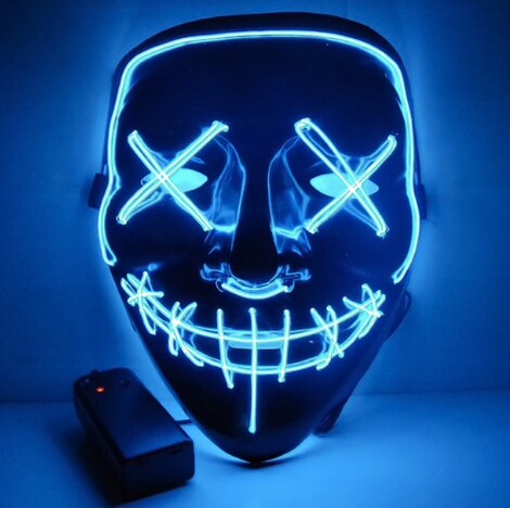 Halloween Led Mask Light Up Party The Purge Election Year