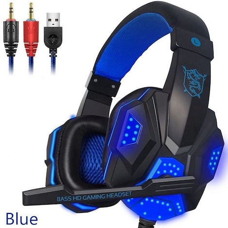 gaming headphones and mic