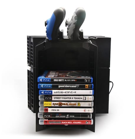 ps4 games tower and charging station