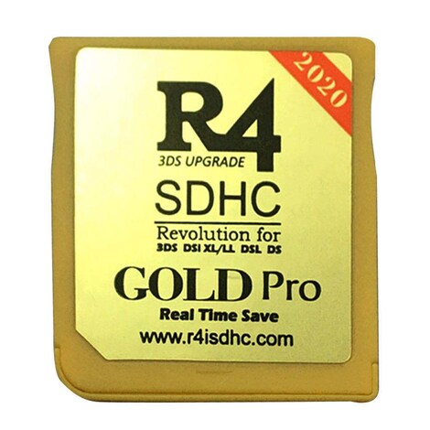 R4 Gold Pro Sdhc For Ds 3ds 2ds Dsi Revolution Cartridge With Usb Adapter G2a Com