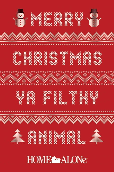 Plakat Maxi Merry Christmas Ya Filthy Animal Jumper Home Alone G2a Com