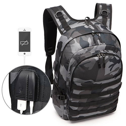 Pubg Backpack Men Schoolbag Battlefield Infantry Pack Camouflage Travel Canvas Usb Charging Jack G2a Com - how to get the boombox in roblox backpack