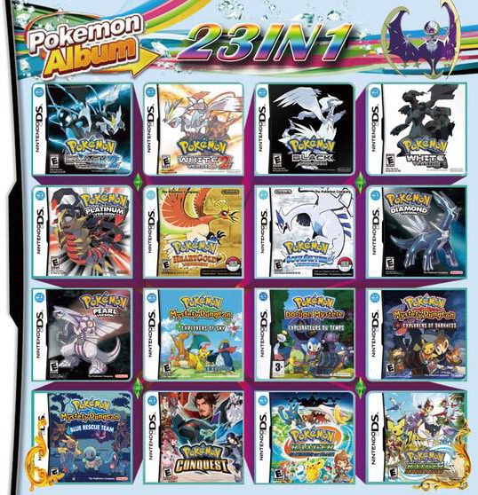 all the pokemon games for 3ds