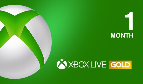 xbox live gold pass 1 month