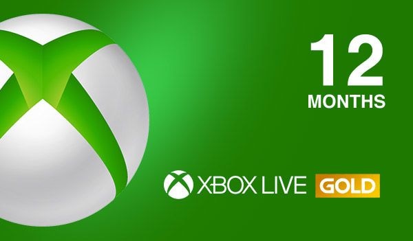 game xbox live 12 months