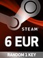 6 EUR Random 1 Key - Steam Key - GLOBAL